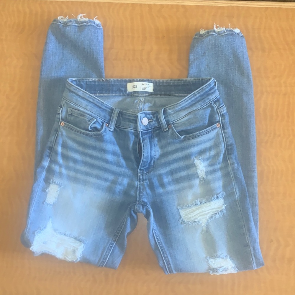 Women’s BKE jeans midrise skinny Peyton size 24×29 1/2